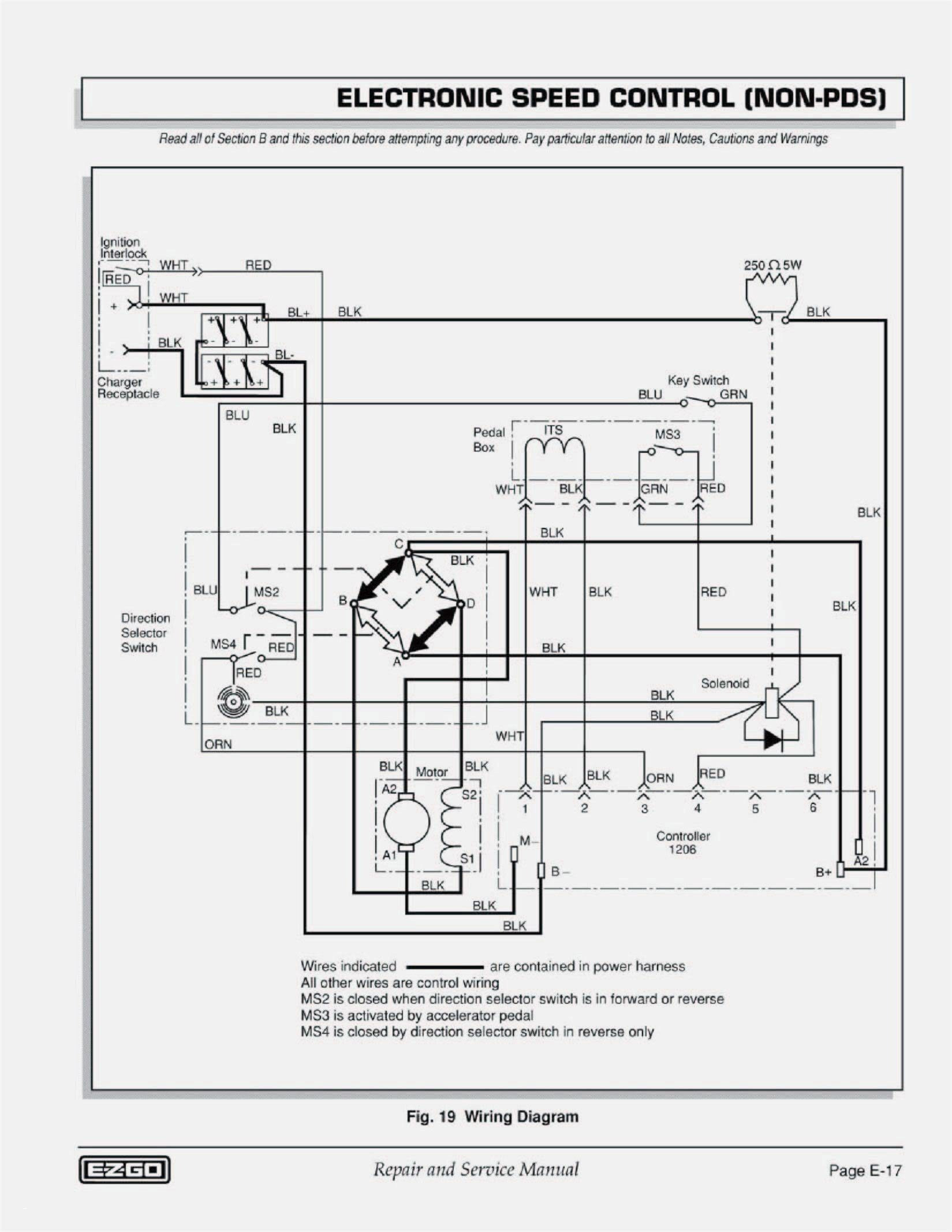Yamaha Golf Cart Wiring Diagram Gas Simple Ezgo Marathon Wiring - Ezgo Marathon Wiring Diagram