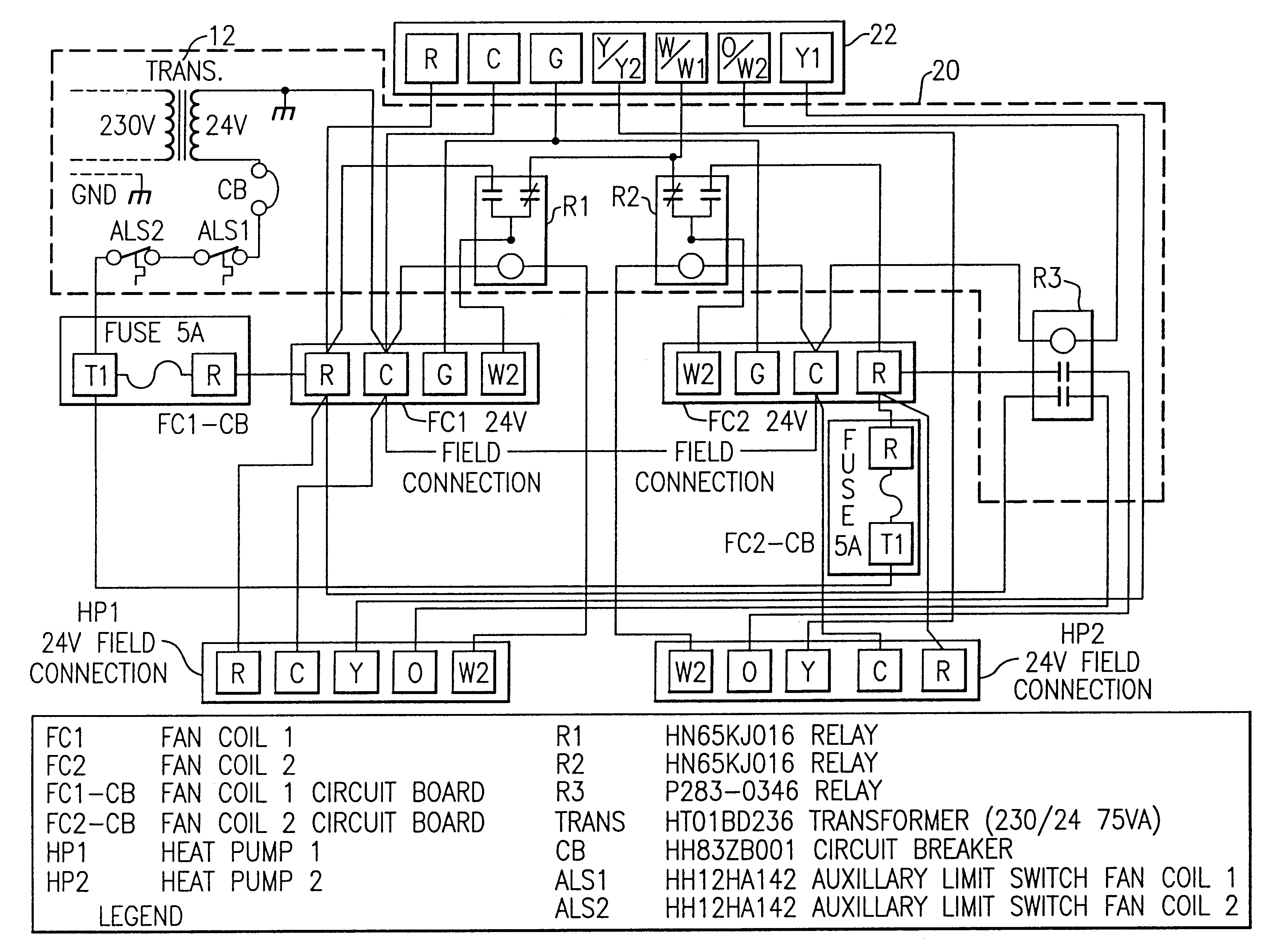 York Air Conditioner Wiring Diagram | Manual E-Books - York Air Handler Wiring Diagram